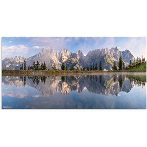 Artland Wandbild »Wilder Kaiser in Tirol«, Bilder von Europa, (1 St.) blau Größe