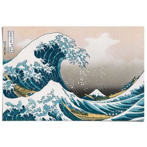 Reinders! Poster »Grosse Welle - Hokusai« Blau Größe