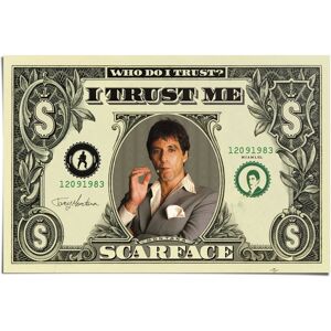 Reinders! Poster »Scarface Dollar«, (1 St.) silberfarben Größe