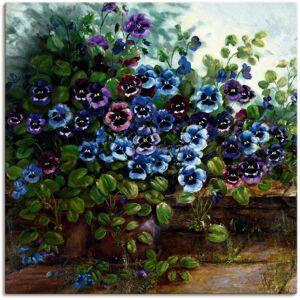 Artland Wandbild »Stiefmütterchen II«, Blumen, (1 St.) blau Größe