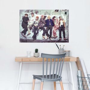 Reinders! Poster »Poster BTS Bett - Band - Bangtan Boys«, Orchester & Bands,... mehrfarbig Größe