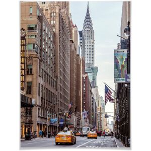 Wall-Art Poster »Chrysler Building New York«, Gebäude, (1 St.) bunt Größe