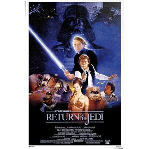 Reinders! Poster »Star Wars - return of the Jedi« blau Größe