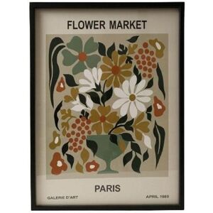 Esmée Wandbild »Flowermarket Paris 40 x 54 cm« Mehrfarbig Größe