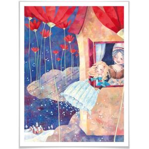 Wall-Art Poster »Märchen Wandbilder Frau Holle«, Geschichten & Märchen, (1 St.) bunt Größe