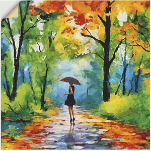 Artland Wandbild »Herbstlicher Spaziergang im Park«, Vier Jahreszeiten... bunt Größe