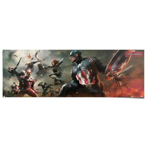 Reinders! Poster »Marvel - captain america civil war« Rot Größe