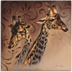 Artland Wandbild »Giraffen Porträt«, Wildtiere, (1 St.) braun Größe