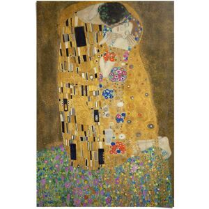 Reinders! Poster »Poster Der Kuss Gustav Klimt«, Kunst, (1 St.) goldfarben Größe