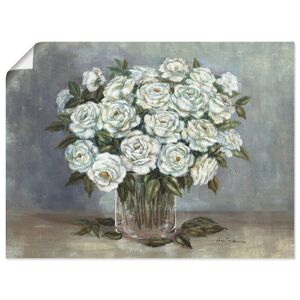 Artland Wandbild »Weisse Rosen«, Blumen, (1 St.) weiss Größe