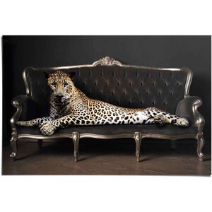 Reinders! Poster »Leopard Chic Panther - Liegend - Luxus - Relax«, (1 St.) schwarz Größe