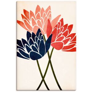 Artland Leinwandbild »Drei Blüten«, Blumenbilder, (1 St.) bunt Größe