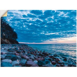 Artland Wandbild »Steine an der Küste der Ostsee«, Küste, (1 St.) blau Größe