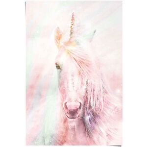 Reinders! Poster »Poster Magisches Einhorn Farbenfroh - Fantasie - Pferd«,... rosa Größe