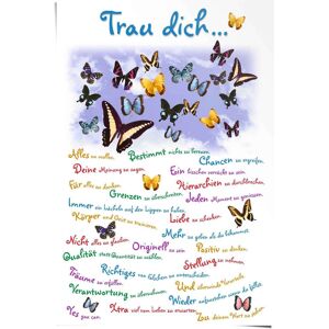 Reinders! Poster »Trau dich…«, (1 St.) weiss Größe