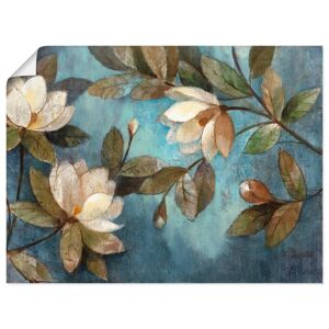 Artland Wandbild »Schwebende Magnolie«, Blumen, (1 St.) blau Größe