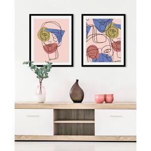 queence Bild »Pastella«, Abstrakt, (1 St.) rosa Größe