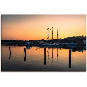 Artland Wandbild »Hafen von Sassnitz auf der Insel Rügen«, (1 Stück), in... orange Größe