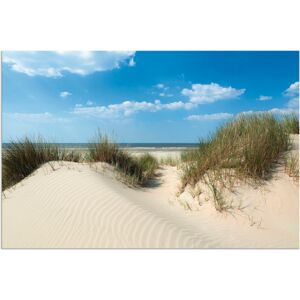 Artland Wandbild »Düne mit Meeresblick«, Strand, (1 St.) blau Größe