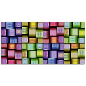 Artland Glasbild »Bunte Muster«, Muster, (1 St.) bunt Größe