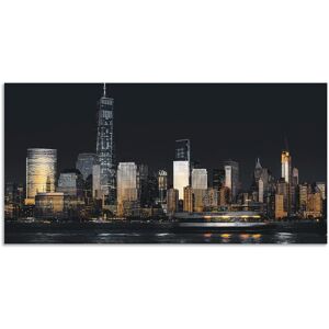 Artland Wandbild »New York Financial Distrikt«, New York, (1 St.) grau Größe