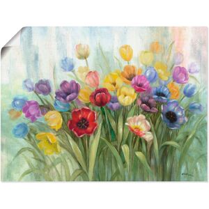 Artland Wandbild »Tulpenwiese I«, Blumenwiese, (1 St.) bunt Größe