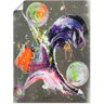 Artland Wandbild »Abstraktion XXI«, Muster, (1 St.) lila Größe