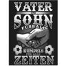 Artland Wandbild »Vater und Sohn Fussball Kumpels«, Sprüche & Texte, (1 St.) schwarz Größe