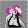 Artland Glasbild »Marilyn in Pop Art«, Stars, (1 St.) pink Größe
