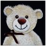Artland Glasbild »Teddybär«, Spielzeuge, (1 St.) naturfarben Größe