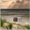 Artland Glasbild »Schwarzer Busch Strand auf Insel Poel«, Strand, (1 St.) naturfarben Größe