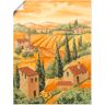 Artland Wandbild »Italien Toscana«, Europa, (1 St.) braun Größe