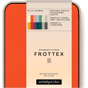 Schlafgut Spannbettlaken »Frottex« Red Mid Größe