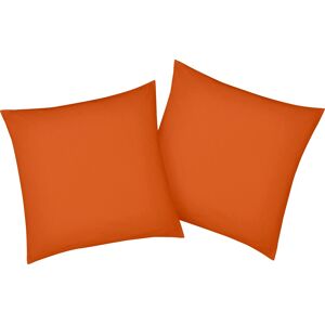 bellana Kissenbezug »Mako-Jersey-Exclusiv«, (2 St.) papaya Größe B/L: 80 cm x 80 cm