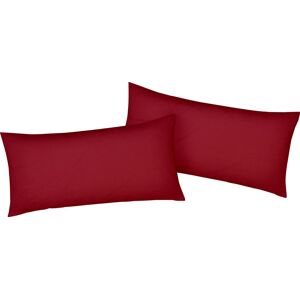 bellana Kissenbezug »Mako-Jersey-Exclusiv«, (2 St.) rubin Größe B/L: 80 cm x 40 cm