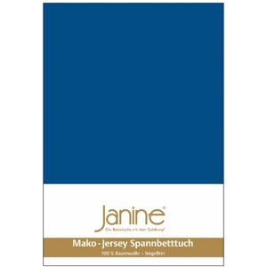 Janine Spannbettlaken »MAKO-FEINJERSEY 5007« royalblau Größe