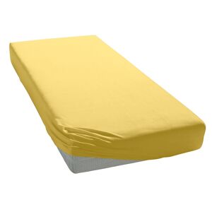 my home Spannbettlaken »PAPRIKA2«, für Matratzen bis 28 cm Höhe, Bettlaken,... gelb Größe