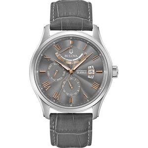 Bulova Multifunktionsuhr »Wilton, 96C143«, Armbanduhr, Herrenuhr, Automatik grau Größe