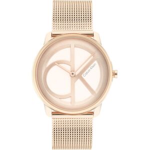 Calvin Klein Quarzuhr »Iconic Mesh 35 mm, 25200035« roségoldfarben Größe