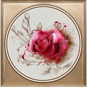 queence Acrylglasbild »Rose« rosa Größe