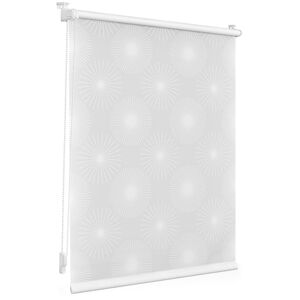 LICHTBLICK ORIGINAL Seitenzugrollo »Rollo Klemmfix, ohne Bohren, blickdicht -... weiss/Sonne + weiss Größe 220 cm