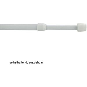 Liedeco Scheibenstange »Pin-Soft«, 1 läufig-läufig, ausziehbar weiss Größe L: 80 cm - 110 cm   Ø 12 mm