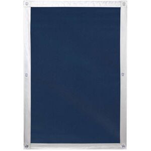 LICHTBLICK ORIGINAL Dachfensterrollo »Haftfix Hitzeschutz Abdunkelung«,... blau Größe 97 cm
