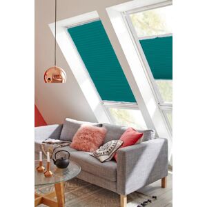 sunlines Dachfensterplissee »StartUp Style Honeycomb TL«, Lichtschutz, verspannt petrol + weiss Größe 115,9 cm