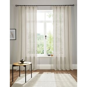 andas Gardine »Fiete«, (1 St.), Leinen Optik, Sichtschutz, halbtransparent,... beige Größe 295 cm