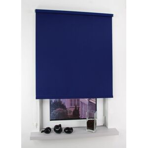 Liedeco Seitenzugrollo »Easy«, Lichtschutz, Perlreflex-beschichtet, freihängend blau + weiss Größe 180 cm