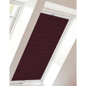 sunlines Dachfensterplissee »StartUp Style Crush«, Lichtschutz, verspannt brombeere + weiss Größe 136,1 cm