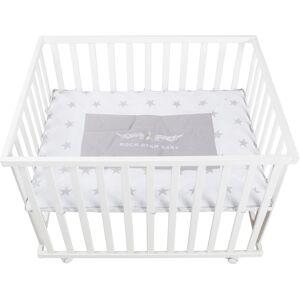 roba® Laufgitter »Rock Star Baby2 weiss, 100x75 cm«, bis 15 kg weiss Größe