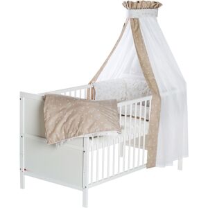 Schardt Babybett »Lenny, Origami Beige« weiss Größe