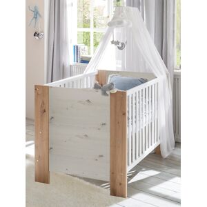 Mäusbacher Babybett »Micha« Asteiche/Artisan-Weiss Größe